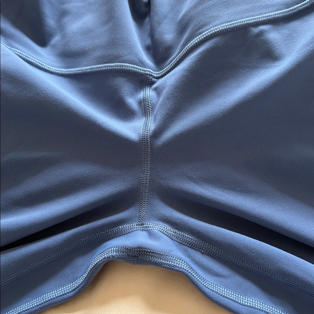 New Lululemon Blue Flare Leggings - Picture 5 of 6